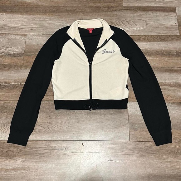 Guess Color Block Zip-up Sweater - Picture 6 of 8